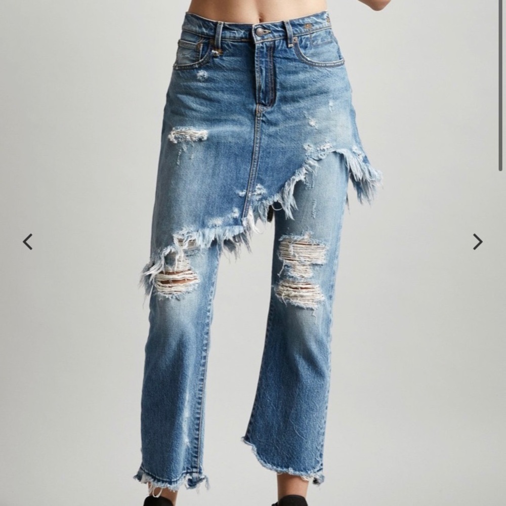 R13 double classic jeans